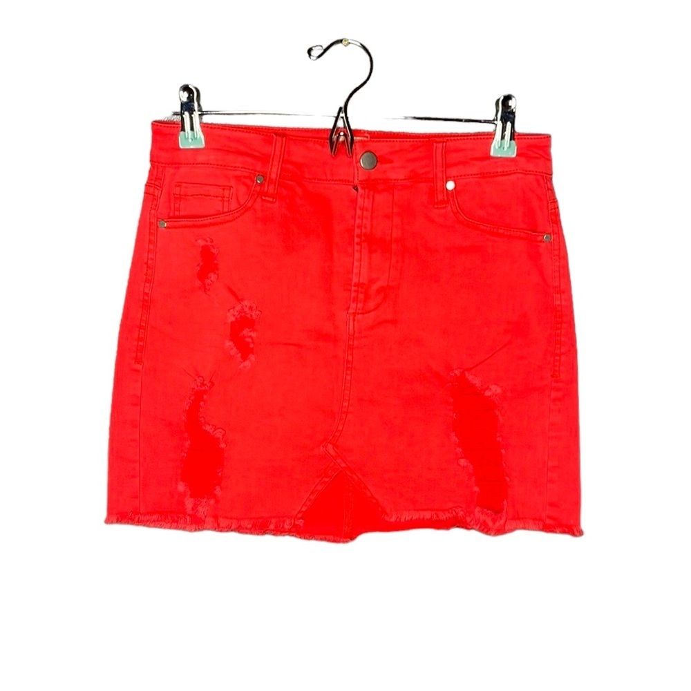 Gianni Bini orange Denim Skirt size XS